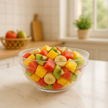 Transparent Idli Mixing & Serving Bowl | Textured Plastic Kitchen Bowl (1 Pc)